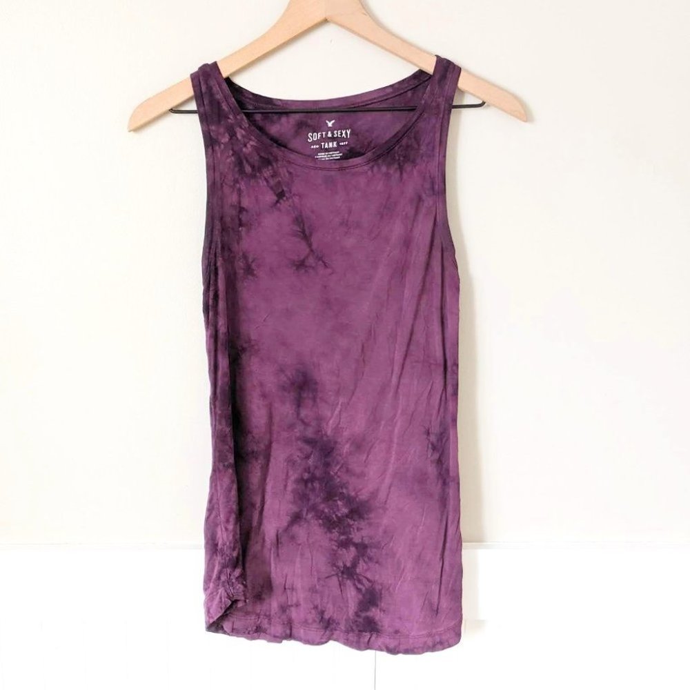 American Eagle‎ Soft & Sexy Tie Dye Tank Top S